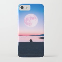 Pink Moon iPhone Case