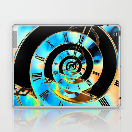 Infinite Time Blue Laptop & iPad Skin