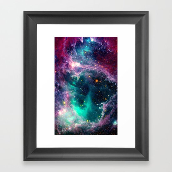 Pillars of Star Formation Framed Art Print