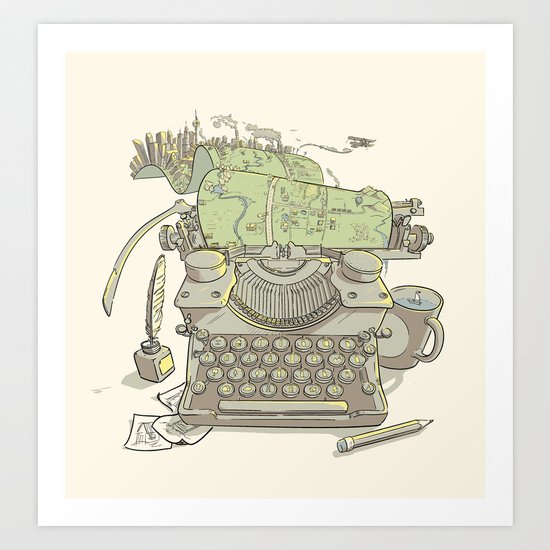 A Certain Type of City Art Print