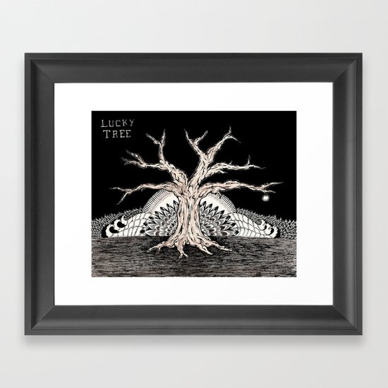 Lucky Tree Framed Art Print