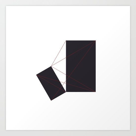 #348 Tension – Geometry Daily Art Print