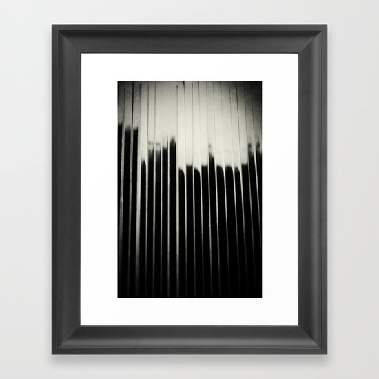 STEEL & MILK Framed Art Print