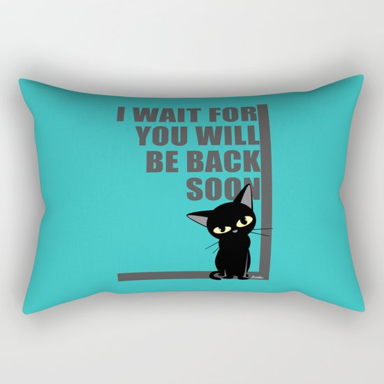 I wait for you Rectangular Pillow