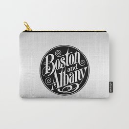 BOSTON & ALBANY Railroad circa 1900 Carry-All Pouch | Graphicdesign, Blackandwhite, Vintage, Typography 