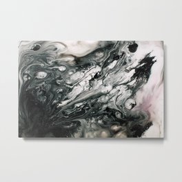 LUCID FLUID Metal Print