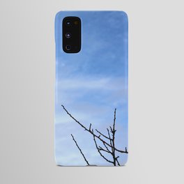 Winter branches negative space Android Case
