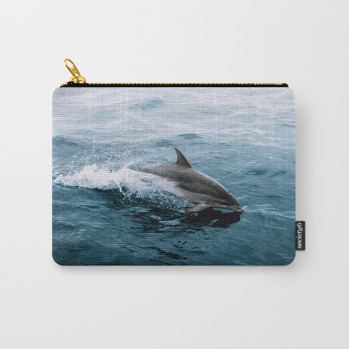 Dolphin in the Ocean  Carry-All Pouch