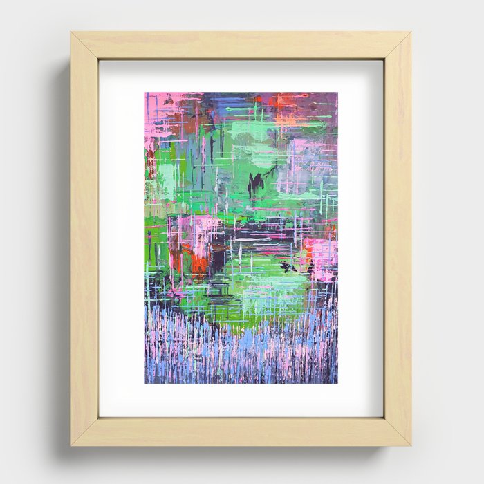 Subtle Chaos Recessed Framed Print