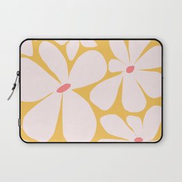 Abstraction_FLORAL_FLOWER_YELLOW_BLOOM_BLOSSOM_POP_ART_0417A Laptop Sleeve