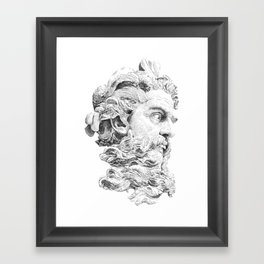 Neptune God of the Sea Framed Art Print