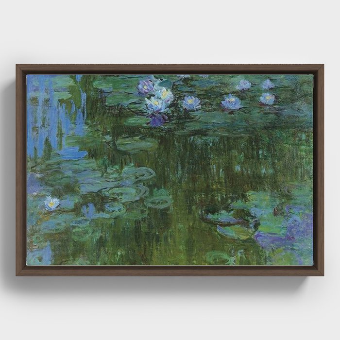 Claude Monet Framed Canvas