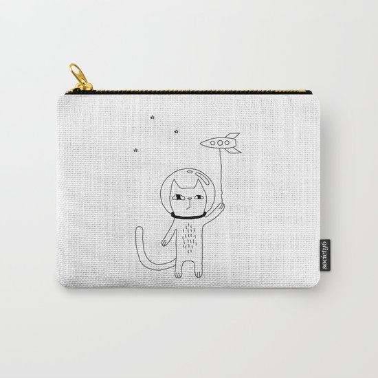 Space Cat Carry-All Pouch