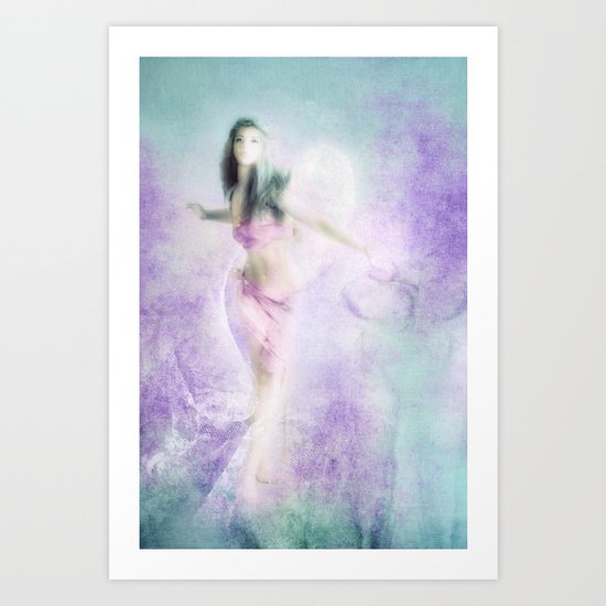 ANGEL DANCER Art Print