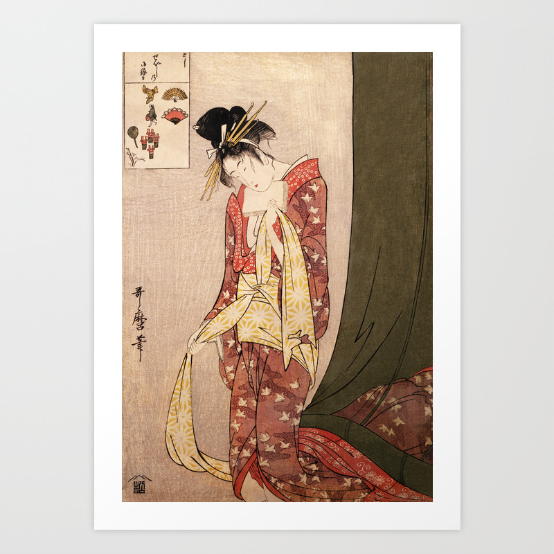 Vintage Japanese Painting Art Print By Billybernie Society6