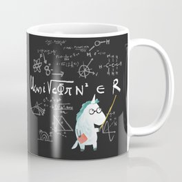 Unicorn = real Coffee Mug | Chemistry, Typography, Funny, Animal, Scientist, Education, Mathematics, Illustration, Cute, Mechanics 
