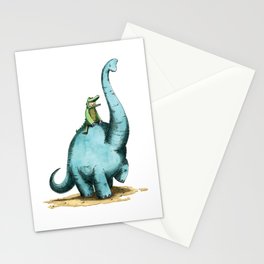 Brachiosaur Rides (Norm the Alligator) Stationery Cards