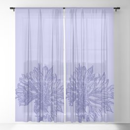 Cornflower Sheer Curtain