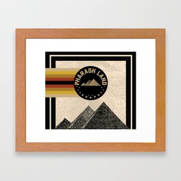 Pharaoh Land - Logo Framed Art Print