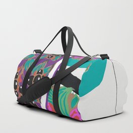 4 Motifs en couleur Duffle Bag