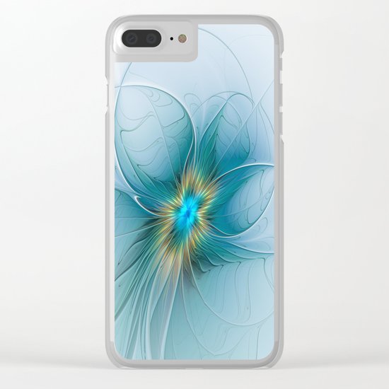 The little Beauty, Abstract Fractal Art Clear iPhone Case