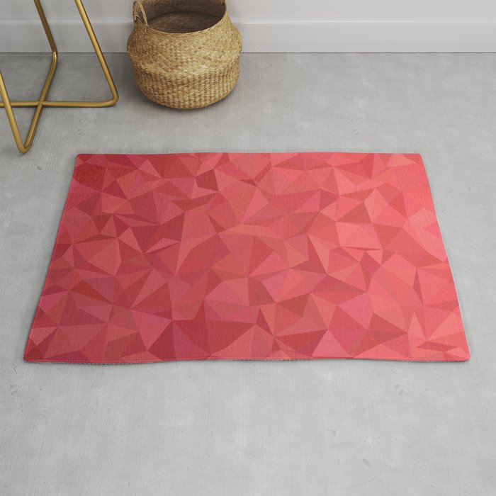 Mosaic Tile Geometrical Abstract Vector Polygon Rug