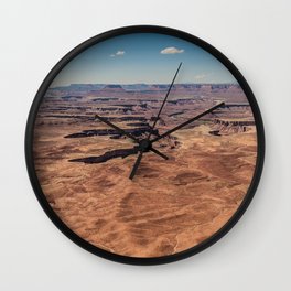 Canyonlands Wall Clock | Landscape, Color, Digital, Photo, Parched, Pattern, Canyon, Arid 