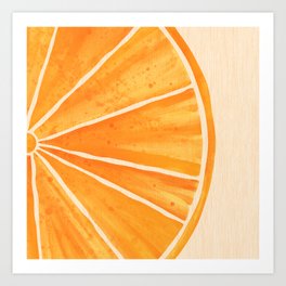 Orange You Happy Art Print
