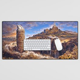 The Valley of Towers Desk Mat
