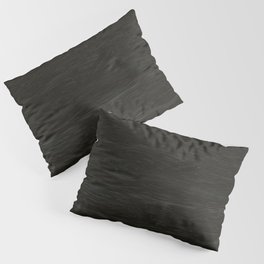 Black Wood Pillow Sham