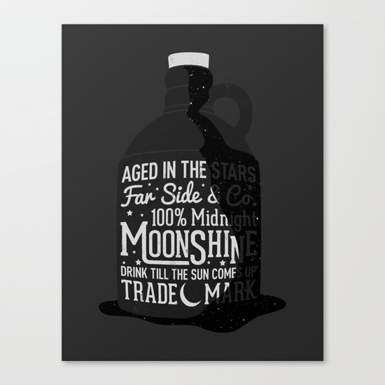 Midnight Moonshine Canvas Print