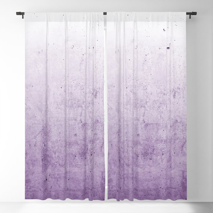 Radiant Orchid Purple Ombre Blackout Curtain