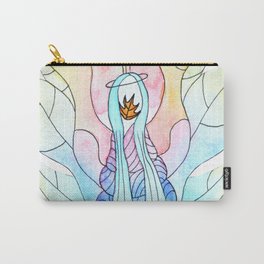 Mother Nature Carry-All Pouch | Motherearth, Watercolor, Grapeleaf, Painting, Buddha, Fertilitydeity, River, Ecologist, Woman, Sustainability 