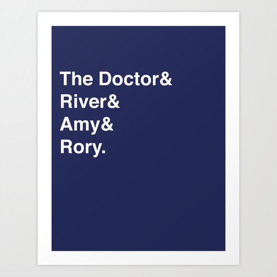 Doctor& Art Print