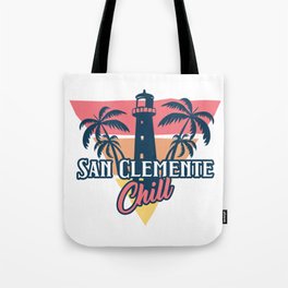 San Clemente chill Tote Bag