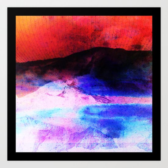 Glow Art Print