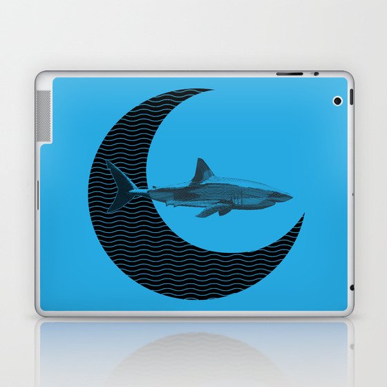 Shark Side of the Moon Laptop & iPad Skin