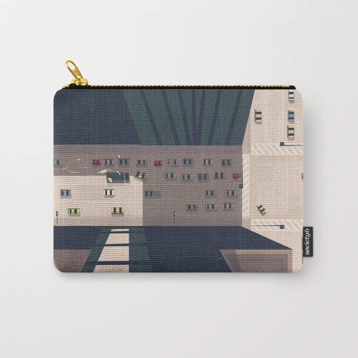 Seattle, Washington state Travel poster Carry-All Pouch