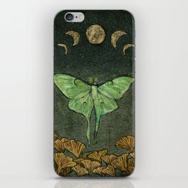 Luna Moth iPhone Skin
