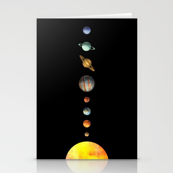 The Solar System  Stationery Cards