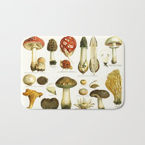 Mushrooms Bath Mat