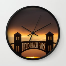 OH Park - Euclid Beach Wall Clock