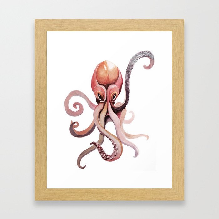 Big octo Framed Art Print