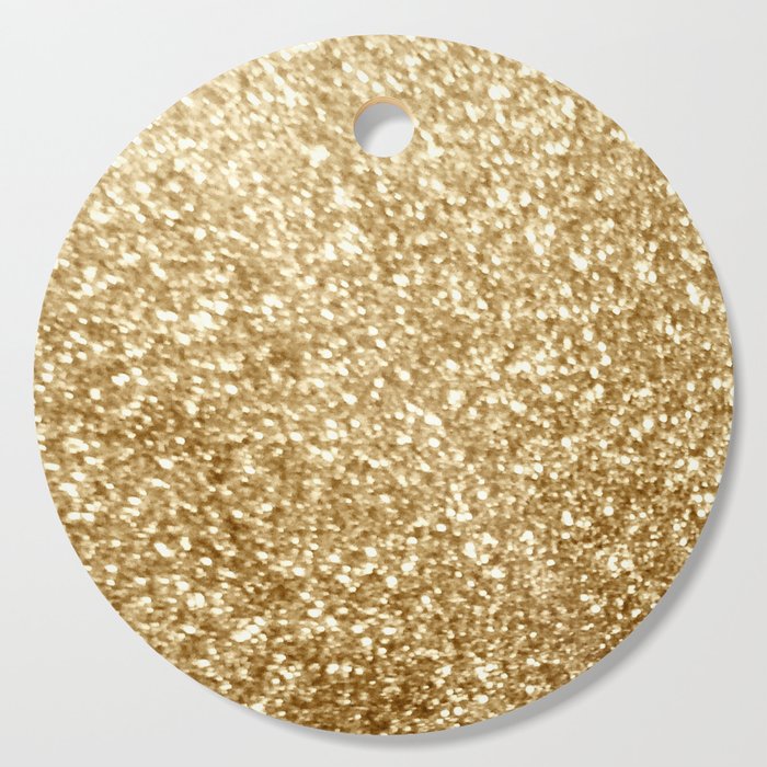 Gold glitter Cutting Board