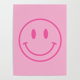 Totally Y2k Smiley Poster