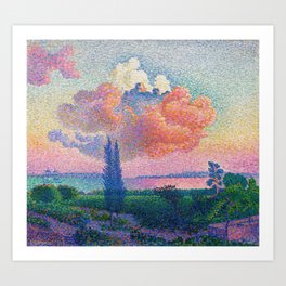 The Pink Cloud (1896)  by Henri-Edmond Cross.  Art Print