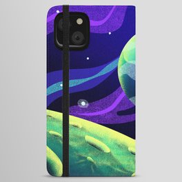 A view from the moon iPhone Wallet Case