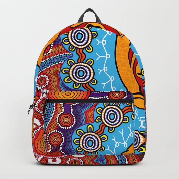 Authentic Aboriginal Art -  Backpack