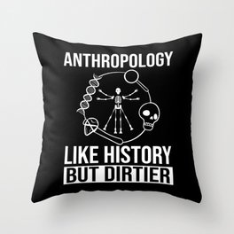 Forensic Anthropology Teacher Anthropologist Throw Pillow