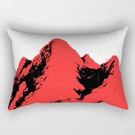 The Red Peak Rectangular Pillow